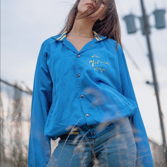 Blue Varsity Vintage Jacket - Picture 4 of 4